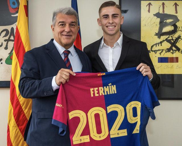 黄金甲体育官方网站-官方：巴萨与费尔明续约 新合同签至2029年