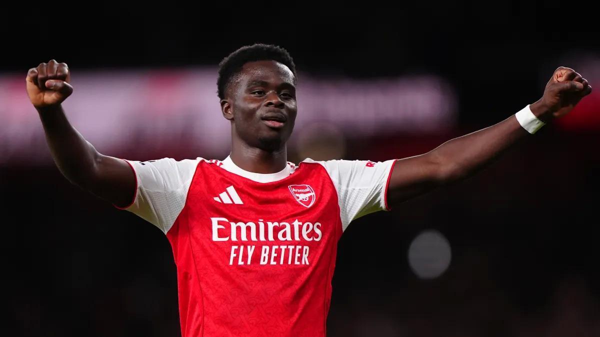 黄金甲体育-如果出战凯拉特,萨卡将成为阿森纳队史欧战50场第二年轻球员